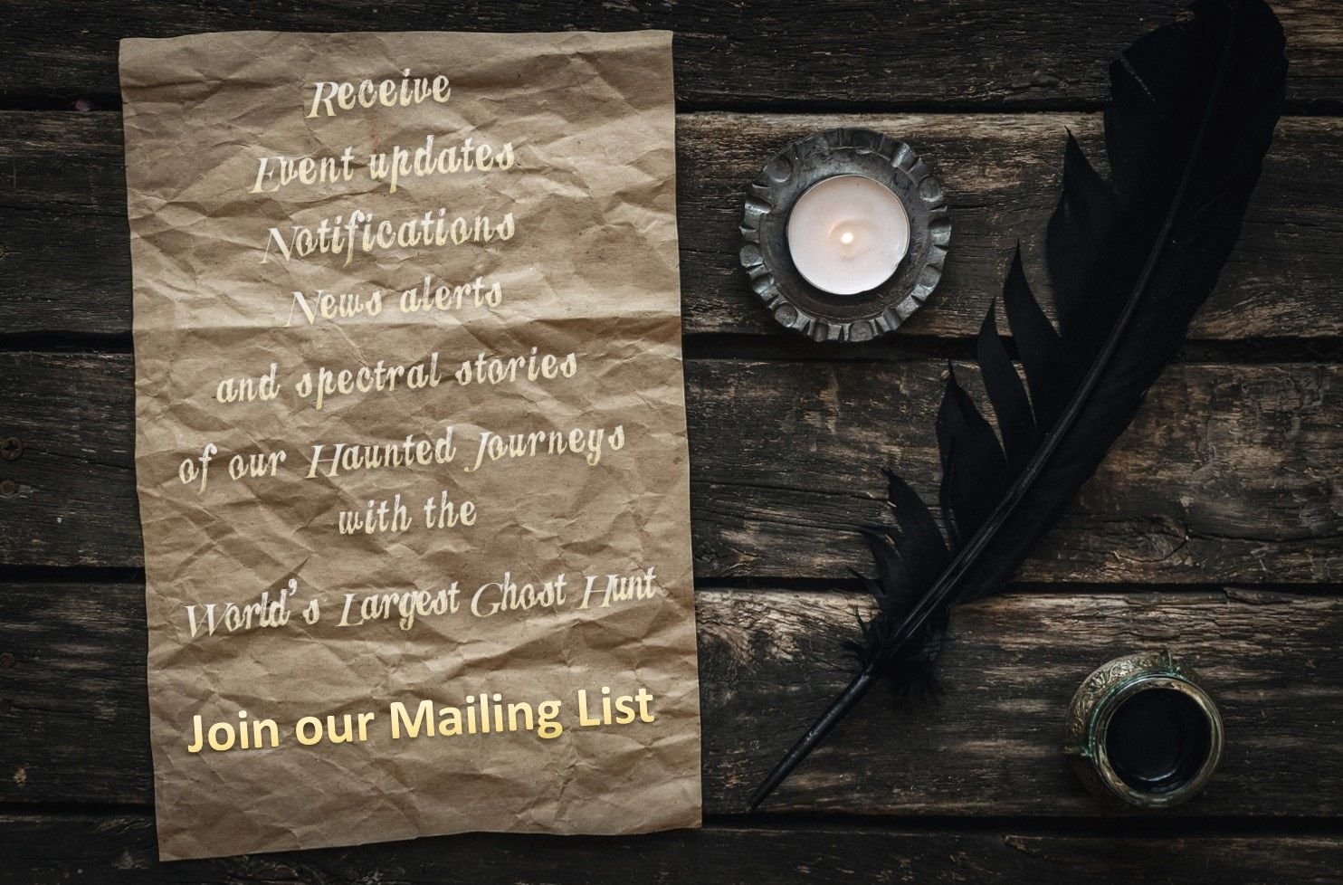 join our list